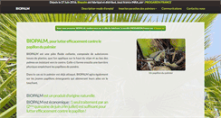 Desktop Screenshot of biopalm-palmier.com
